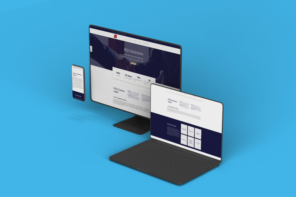 Website Design Essex – mobile responsive example
